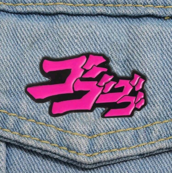 Jojo joestar anime manga pink Dio funny enamel pin jewelry mens women's decor - Picture 1 of 7